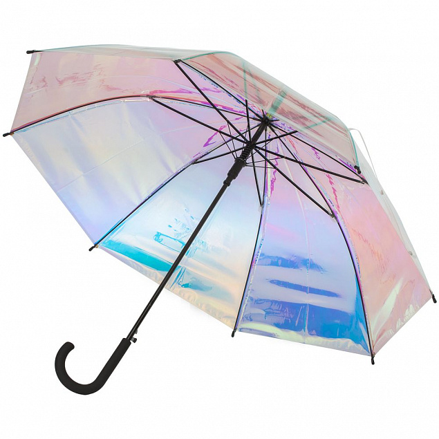 Зонт-трость Glare Flare с логотипом в Самаре заказать по выгодной цене в кибермаркете AvroraStore