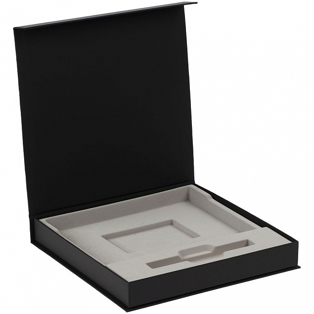Коробка Memoria под ежедневник и ручку, черная с логотипом в Самаре заказать по выгодной цене в кибермаркете AvroraStore