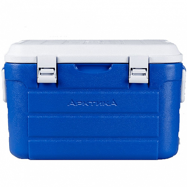 Изотермический контейнер «Арктика», L, синий с логотипом в Самаре заказать по выгодной цене в кибермаркете AvroraStore