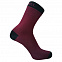 Водонепроницаемые носки Ultra Thin Crew, бордовые с черным с логотипом в Самаре заказать по выгодной цене в кибермаркете AvroraStore