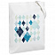 Холщовая сумка «Ромбы», белая с логотипом в Самаре заказать по выгодной цене в кибермаркете AvroraStore