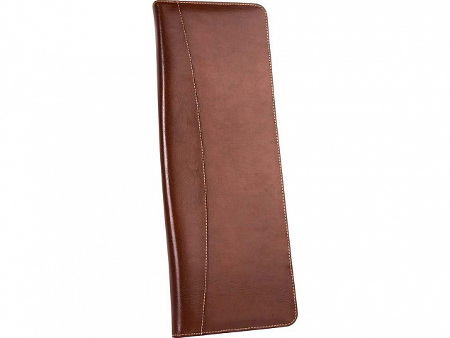 Чехол для галстуков Alessandro Venanzi, коричневый с логотипом в Самаре заказать по выгодной цене в кибермаркете AvroraStore
