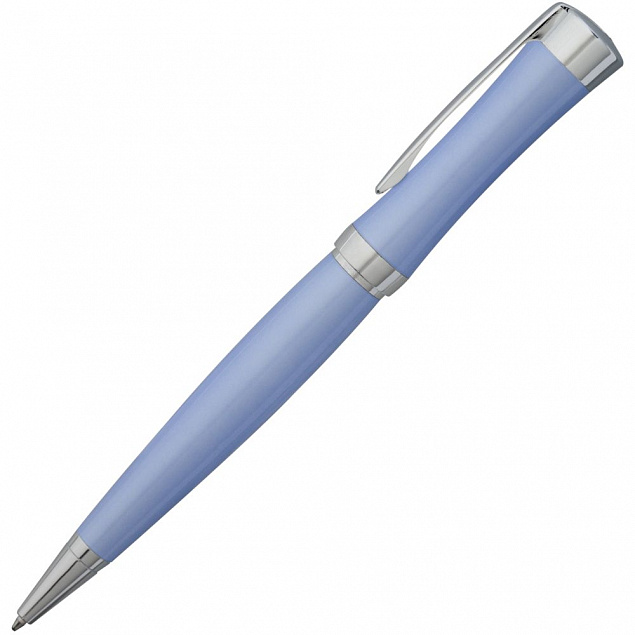 Ручка шариковая Desire, голубая с логотипом в Самаре заказать по выгодной цене в кибермаркете AvroraStore