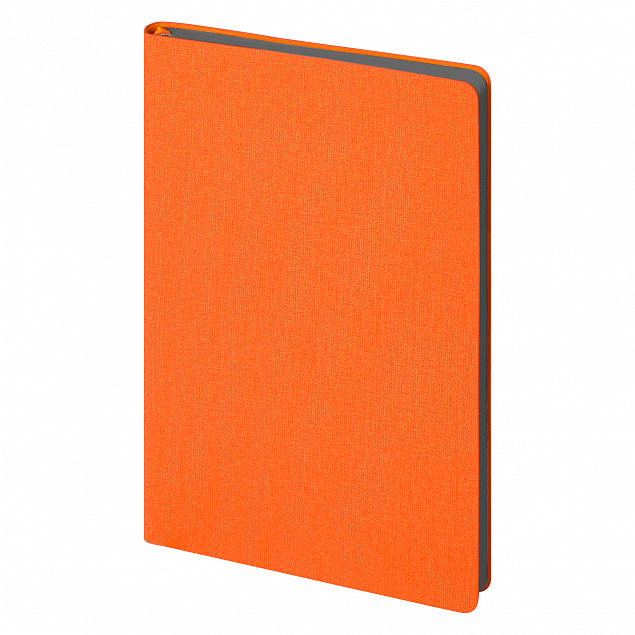 Ежедневник Portobello Trend, TWEED, недатированный, оранжевый с логотипом в Самаре заказать по выгодной цене в кибермаркете AvroraStore