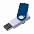 Флешка Twist Color, синяя, 16 Гб с логотипом в Самаре заказать по выгодной цене в кибермаркете AvroraStore