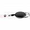 Ретрактор Access New с карабином, черный с логотипом в Самаре заказать по выгодной цене в кибермаркете AvroraStore