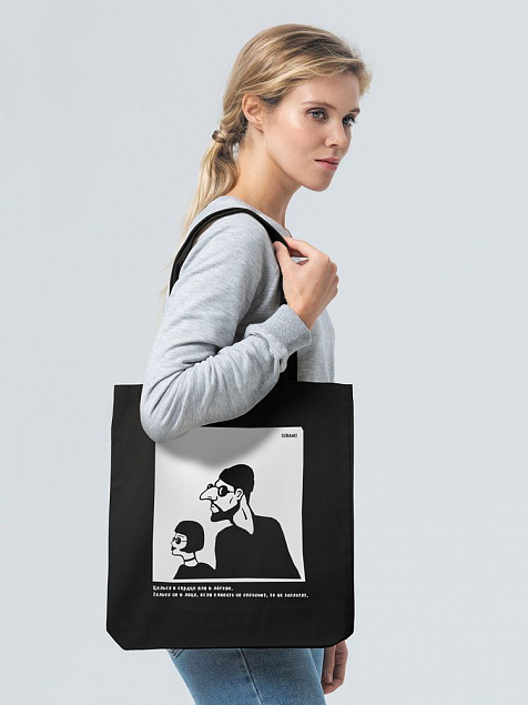 Холщовая сумка «Леон» с логотипом в Самаре заказать по выгодной цене в кибермаркете AvroraStore