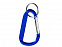 Карабин с брелоком, синий с логотипом в Самаре заказать по выгодной цене в кибермаркете AvroraStore
