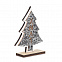 Рождественская елка, Деревянный декор со светодиодной подсветкой, бежевый с логотипом в Самаре заказать по выгодной цене в кибермаркете AvroraStore