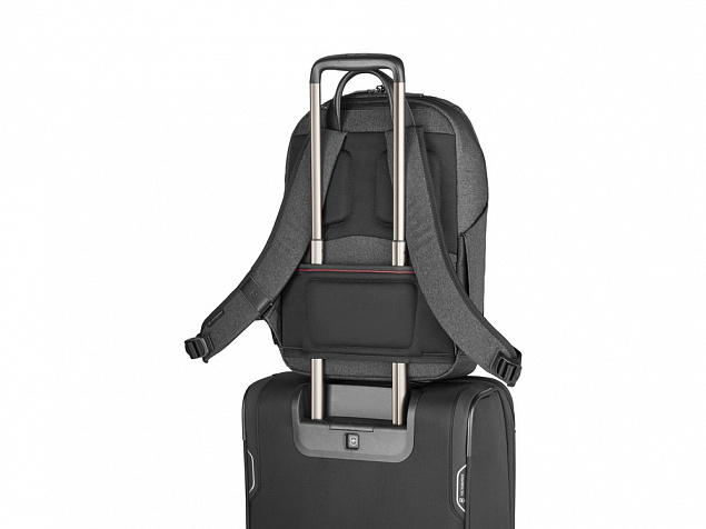 Рюкзак VICTORINOX Architecture Urban2 City Backpack 14'', серый, полиэстер / кожа, 30x19x42 см, 17 л с логотипом в Самаре заказать по выгодной цене в кибермаркете AvroraStore