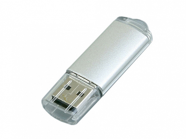 USB 3.0- флешка на 128 Гб с прозрачным колпачком с логотипом в Самаре заказать по выгодной цене в кибермаркете AvroraStore