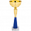 Кубок Kudos, средний, синий с логотипом в Самаре заказать по выгодной цене в кибермаркете AvroraStore