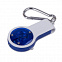 Брелок FLOYKIN со свистком, фонариком и светоотражателем на карабине, синий с белым, пластик с логотипом в Самаре заказать по выгодной цене в кибермаркете AvroraStore