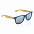 Солнцезащитные очки из переработанного пластика RCS с бамбуковыми дужками с логотипом в Самаре заказать по выгодной цене в кибермаркете AvroraStore