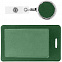 Чехол для пропуска с ретрактором Devon, темно -зеленый с логотипом в Самаре заказать по выгодной цене в кибермаркете AvroraStore