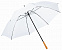 Зонт-трость RAINDROPS, белый с логотипом в Самаре заказать по выгодной цене в кибермаркете AvroraStore