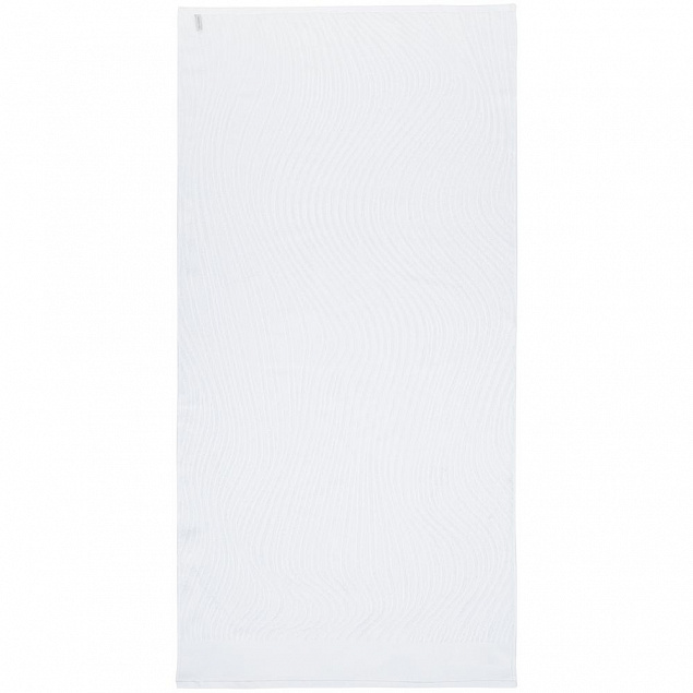 Полотенце New Wave, большое, белое с логотипом в Самаре заказать по выгодной цене в кибермаркете AvroraStore