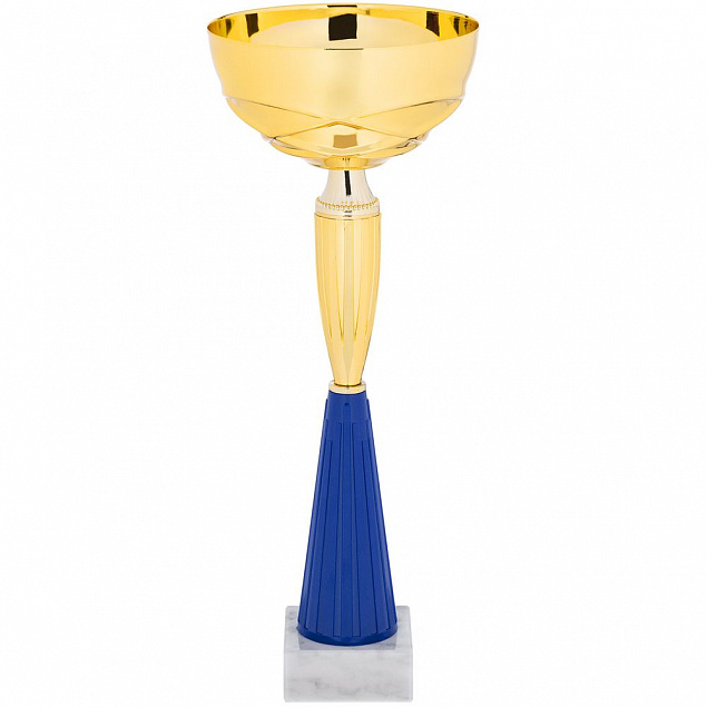 Кубок Kudos, малый, синий с логотипом в Самаре заказать по выгодной цене в кибермаркете AvroraStore