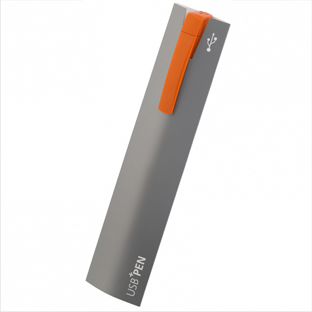 Ручка с флеш-картой USB 8GB «TURNUS M» с логотипом в Самаре заказать по выгодной цене в кибермаркете AvroraStore