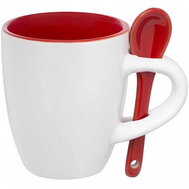 Набор для кофе Pairy, красный с логотипом в Самаре заказать по выгодной цене в кибермаркете AvroraStore