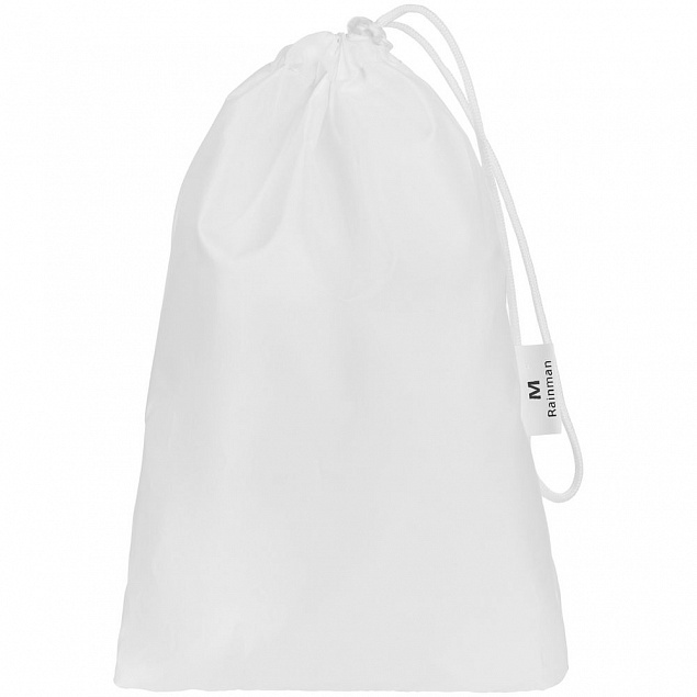 Дождевик Rainman Zip Pockets, белый с логотипом в Самаре заказать по выгодной цене в кибермаркете AvroraStore