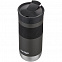 Термостакан Byron 2.0, вакуумный, герметичный, черный с логотипом в Самаре заказать по выгодной цене в кибермаркете AvroraStore
