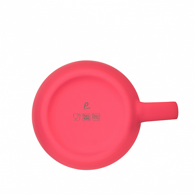Керамическая кружка Viana, розовая с логотипом в Самаре заказать по выгодной цене в кибермаркете AvroraStore