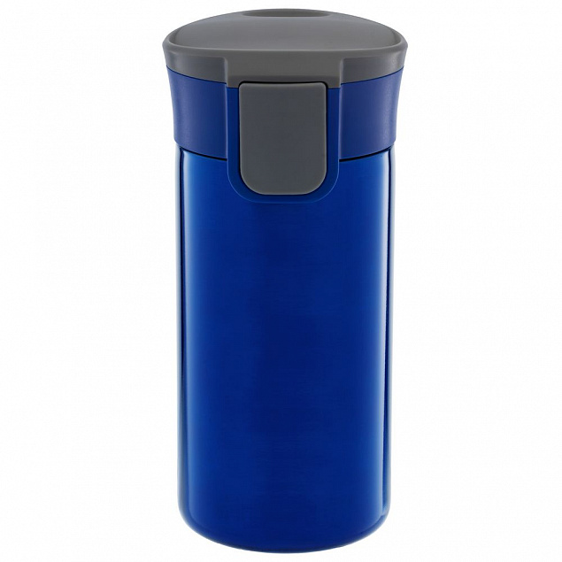 Термостакан Tralee, синий с логотипом в Самаре заказать по выгодной цене в кибермаркете AvroraStore