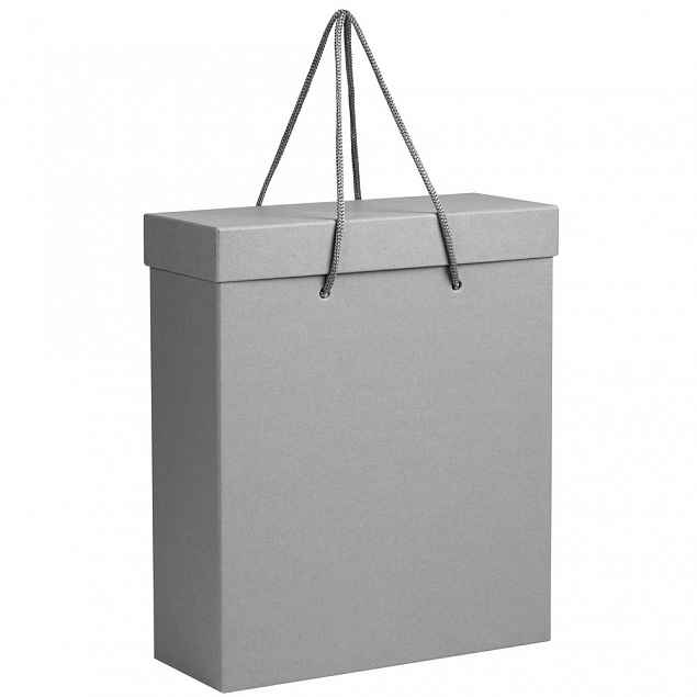 Коробка Handgrip, большая, серая с логотипом в Самаре заказать по выгодной цене в кибермаркете AvroraStore