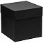 Коробка Cube S, черная с логотипом в Самаре заказать по выгодной цене в кибермаркете AvroraStore
