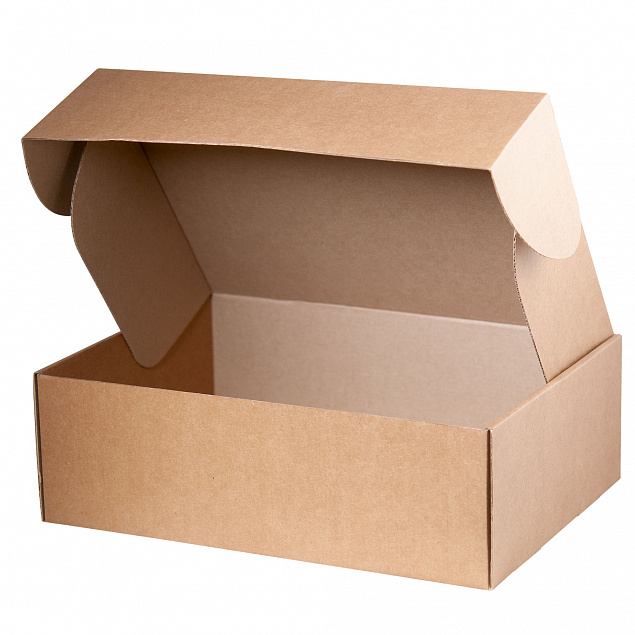 Подарочная коробка для набора универсальная, крафт, 350*255*113 мм с логотипом в Самаре заказать по выгодной цене в кибермаркете AvroraStore
