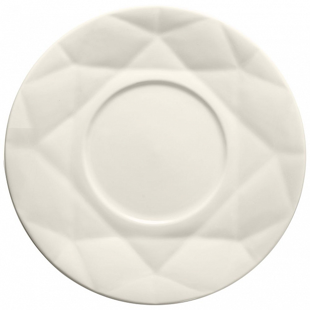 Чайная пара Diamante Bianco, белая с логотипом в Самаре заказать по выгодной цене в кибермаркете AvroraStore