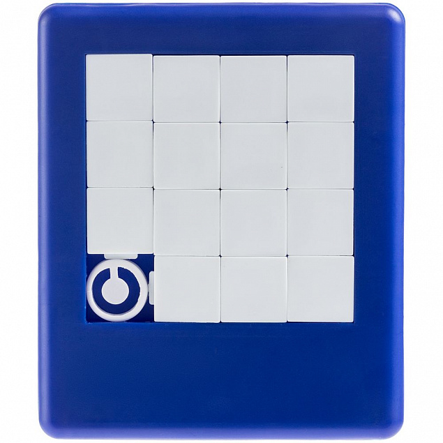 Головоломка «Пятнашки», синяя с логотипом в Самаре заказать по выгодной цене в кибермаркете AvroraStore
