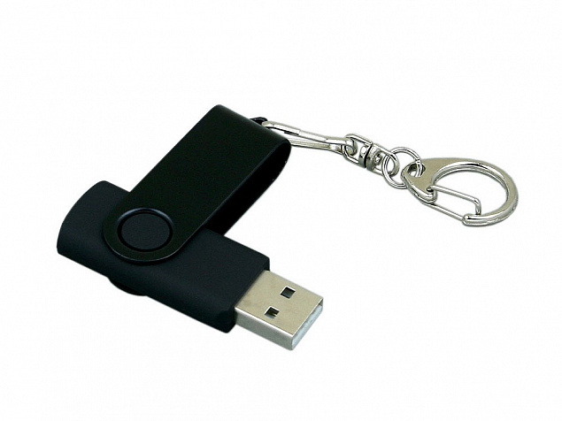 USB 3.0- флешка промо на 32 Гб с поворотным механизмом и однотонным металлическим клипом с логотипом в Самаре заказать по выгодной цене в кибермаркете AvroraStore