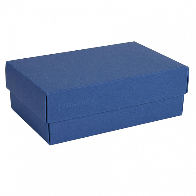 Коробка картонная, "COLOR" 11,5*6*17 см; синий с логотипом в Самаре заказать по выгодной цене в кибермаркете AvroraStore