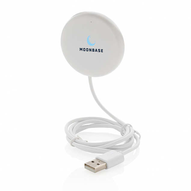 Магнитное устройство для беспроводной зарядки, 5 Вт с логотипом в Самаре заказать по выгодной цене в кибермаркете AvroraStore