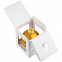 Елочный шар Gala Night Matt в коробке с тиснением, золотистый, 8 см с логотипом в Самаре заказать по выгодной цене в кибермаркете AvroraStore