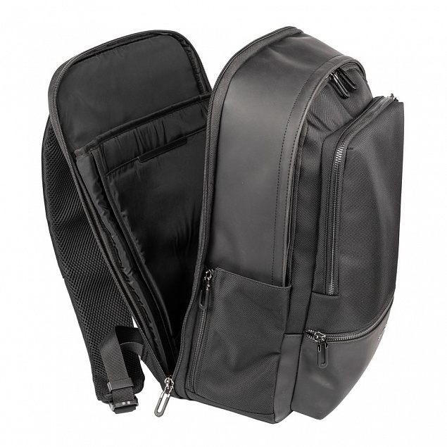 Рюкзак Heathrow Black с логотипом в Самаре заказать по выгодной цене в кибермаркете AvroraStore