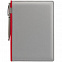 Ежедневник Spain Shall, недатированный, серый с красным с логотипом в Самаре заказать по выгодной цене в кибермаркете AvroraStore