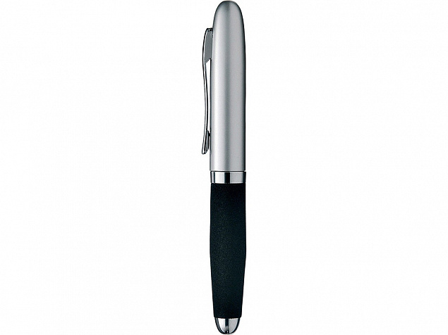 Ручка шариковая Vienna, черный/серебристый, черные чернила с логотипом в Самаре заказать по выгодной цене в кибермаркете AvroraStore