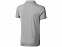 Рубашка поло Markham мужская, серый меланж/антрацит с логотипом в Самаре заказать по выгодной цене в кибермаркете AvroraStore