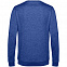 Свитшот унисекс Set In, ярко-синий меланж с логотипом в Самаре заказать по выгодной цене в кибермаркете AvroraStore