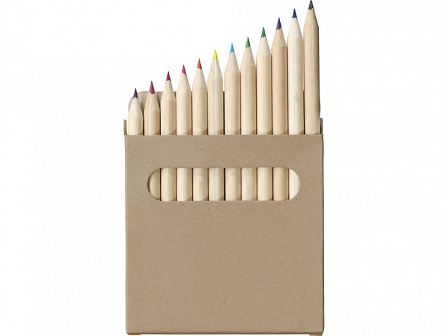 Набор карандашей для раскрашивания «Artemaa» с 12 предметами с логотипом в Самаре заказать по выгодной цене в кибермаркете AvroraStore