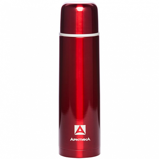 Термос «Арктика Color 1000», красный с логотипом в Самаре заказать по выгодной цене в кибермаркете AvroraStore