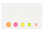 Набор стикеров Fergason на 5 цветов, белый с логотипом в Самаре заказать по выгодной цене в кибермаркете AvroraStore