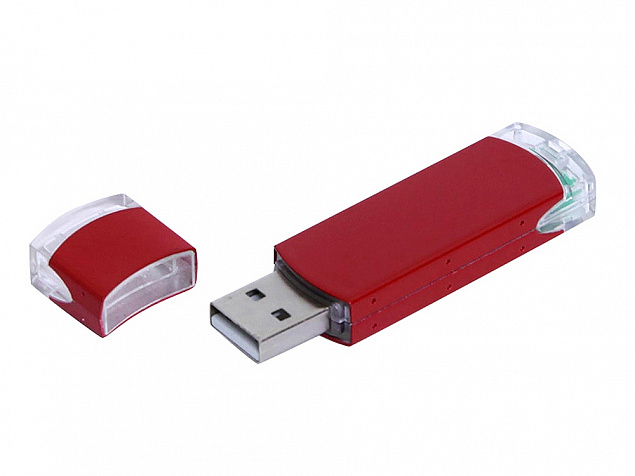 USB-флешка на 32 Гб классической формы с логотипом в Самаре заказать по выгодной цене в кибермаркете AvroraStore
