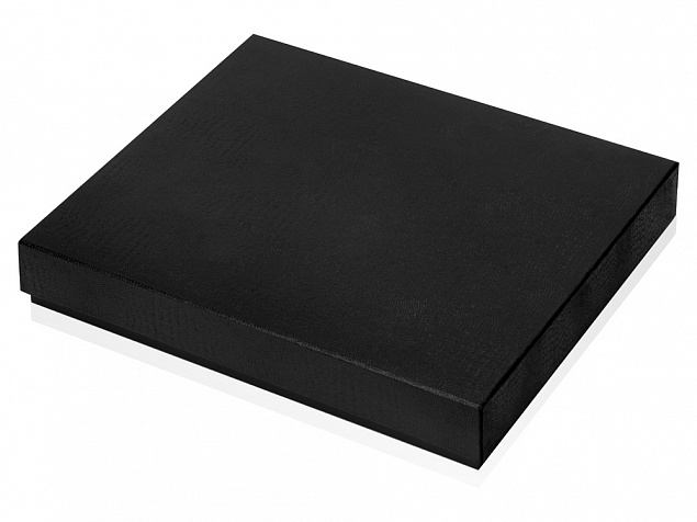 Подарочная коробка 38 х 31,8 х 6, черный с логотипом в Самаре заказать по выгодной цене в кибермаркете AvroraStore