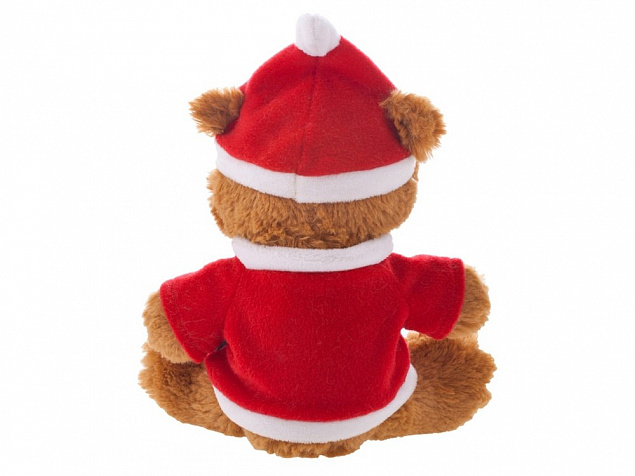 Плюшевый медведь «Santa» с логотипом в Самаре заказать по выгодной цене в кибермаркете AvroraStore