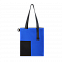 Шоппер Superbag Color (синий с чёрным) с логотипом в Самаре заказать по выгодной цене в кибермаркете AvroraStore