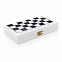 Набор настольных игр 3 в 1 в деревянной коробке с логотипом в Самаре заказать по выгодной цене в кибермаркете AvroraStore